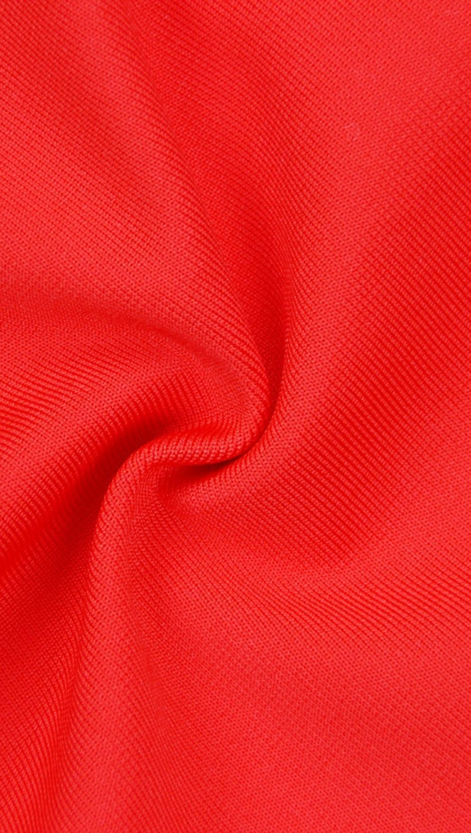BANDAGE LANGARM MIDIKLEID IN ROT