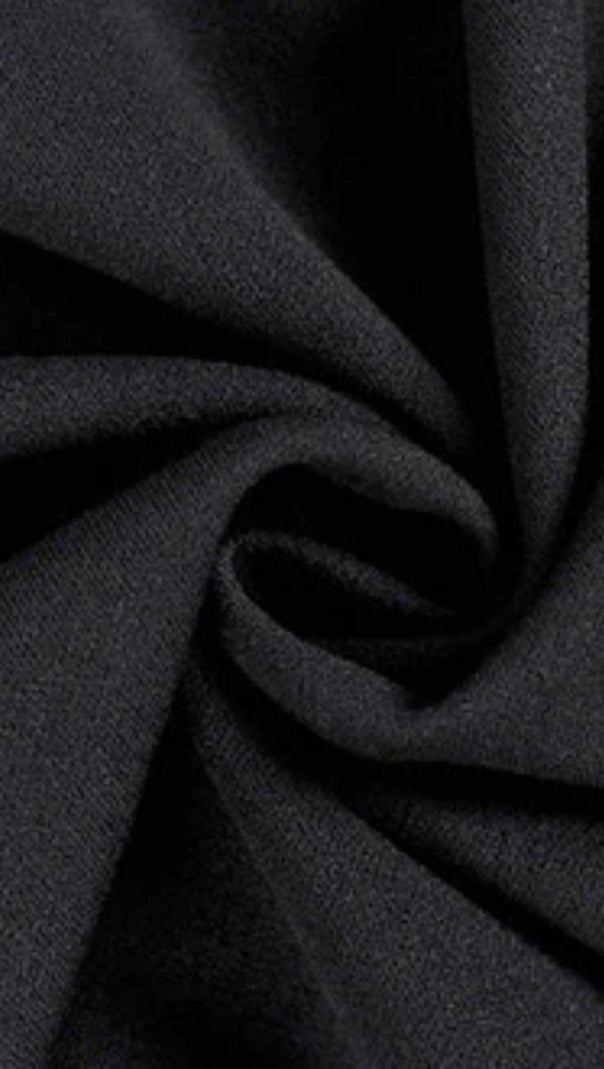 AIIZIE STRAP BODYCON MIDI DRESS IN BLACK - product image