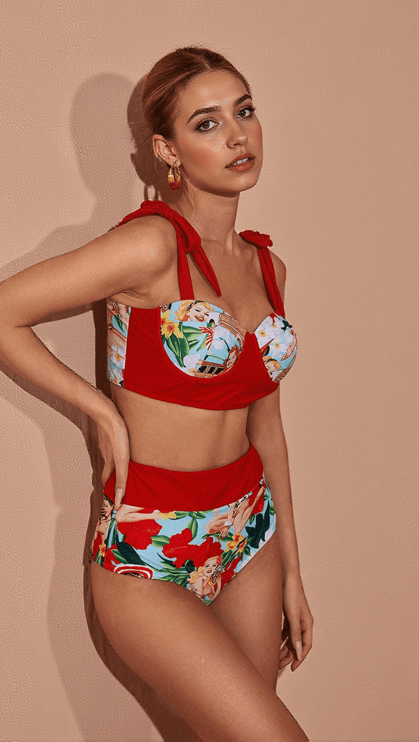 AIIZIE ROSEMARY BIKINI THREE PIECE SET - product image