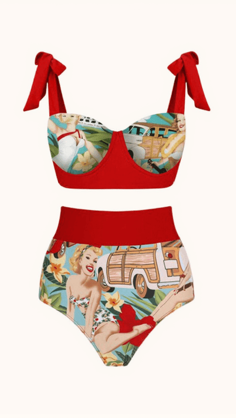 ROSEMARY BIKINI THREE PIECE SET