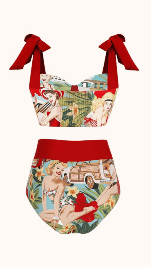 AIIZIE ROSEMARY BIKINI THREE PIECE SET - product image