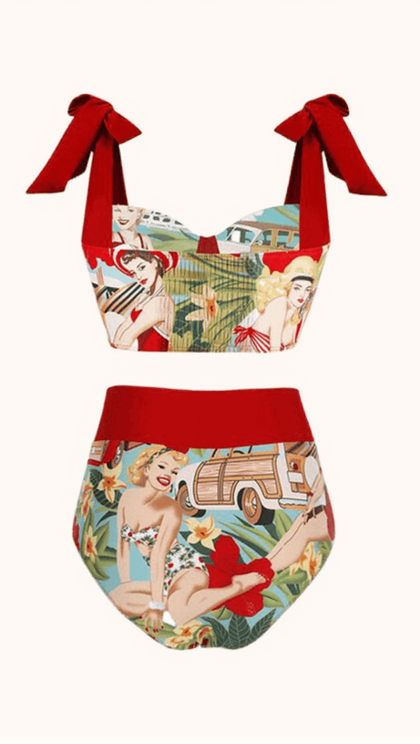 ROSEMARY BIKINI THREE PIECE SET