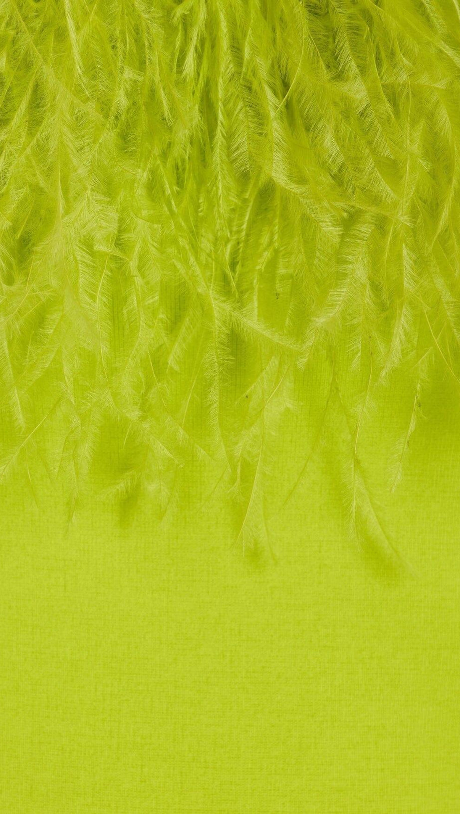 ABITO MIDI CON SPALLE SCOPERTE E PIUME