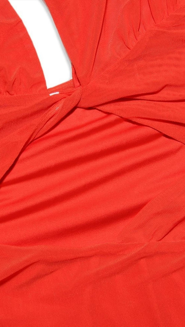 Cut Out One Shoulder Mini Dress