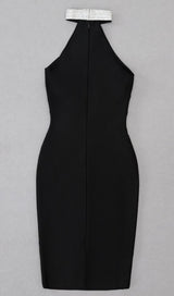 HALTER BODYCON MINI DRESS