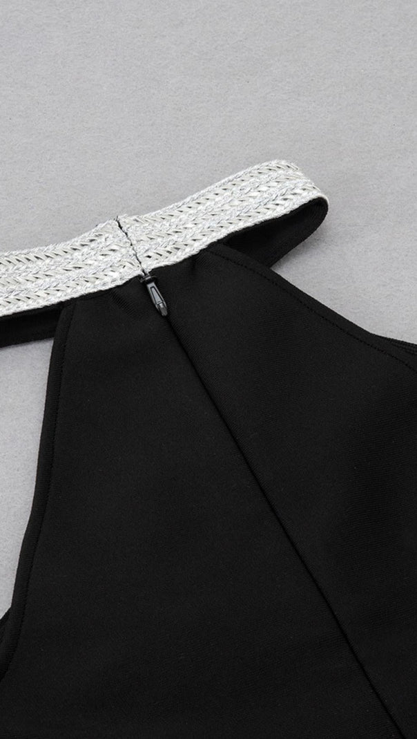 AIIZIE HALTER BODYCON MINI DRESS - product image