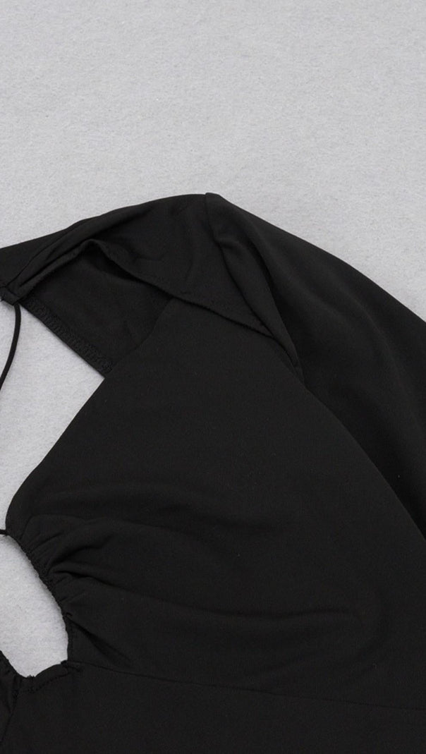 AIIZIE PLUS SIZE LONG SLEEVES MIDI DRESS - product image
