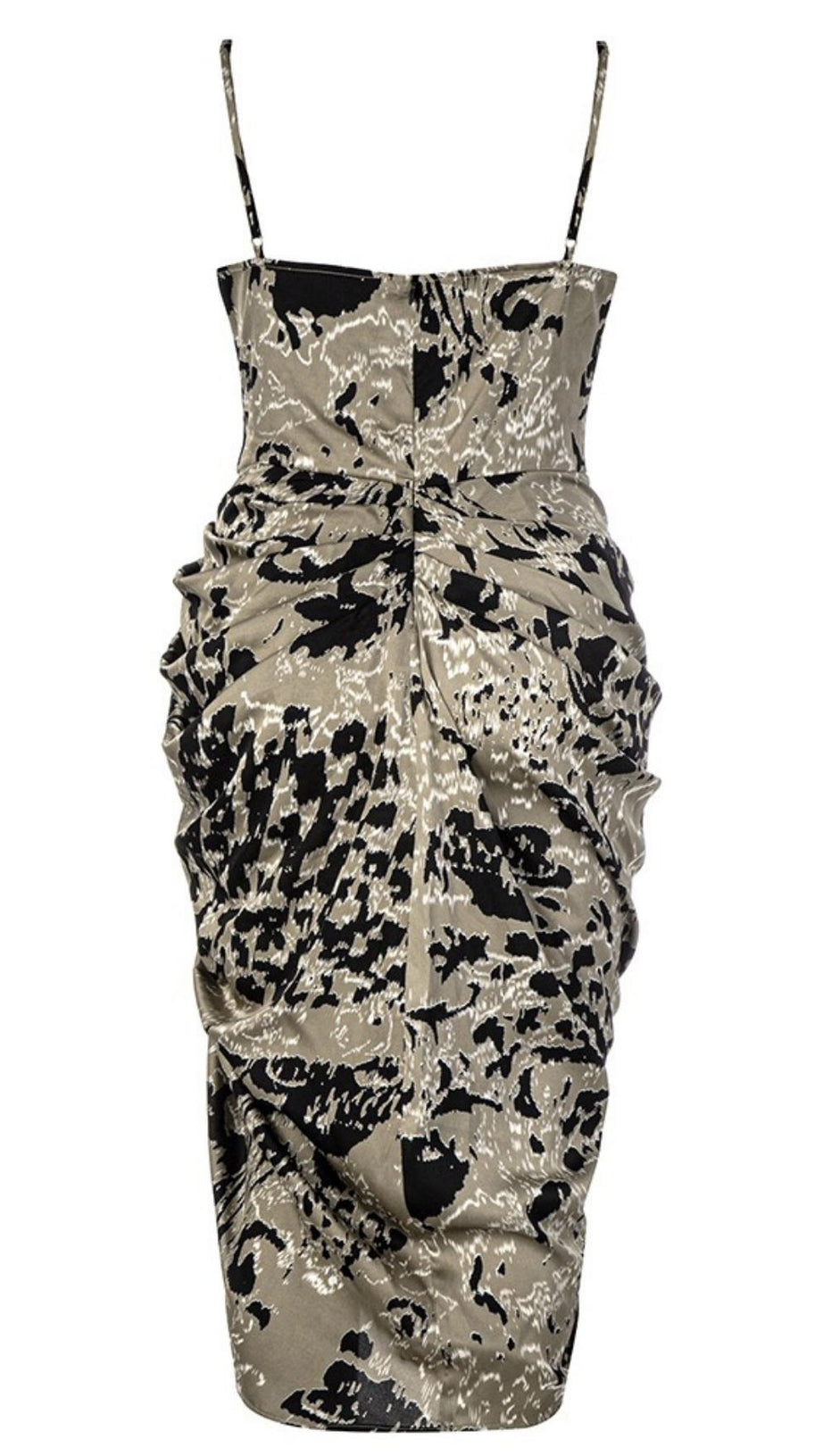 PLUS SIZE RUCHED MAXI DRESS