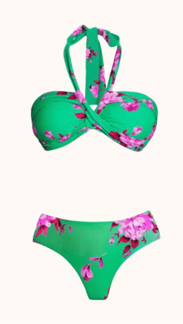AIIZIE AUNIKA HALTERNECK BIKINI THREE PIECE SET - product image