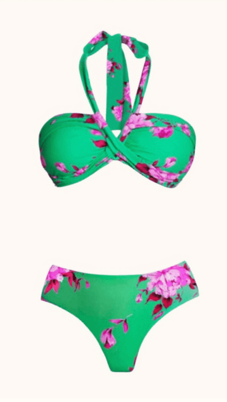 AUNIKA HALTERNECK BIKINI THREE PIECE SET