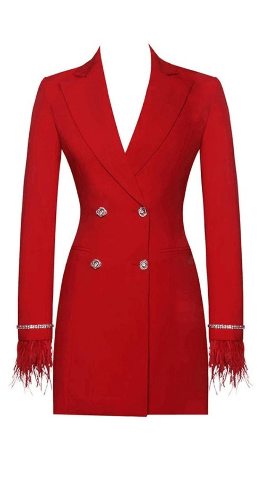 MINIABITO SCOLLO SCHIENA CON PIUME