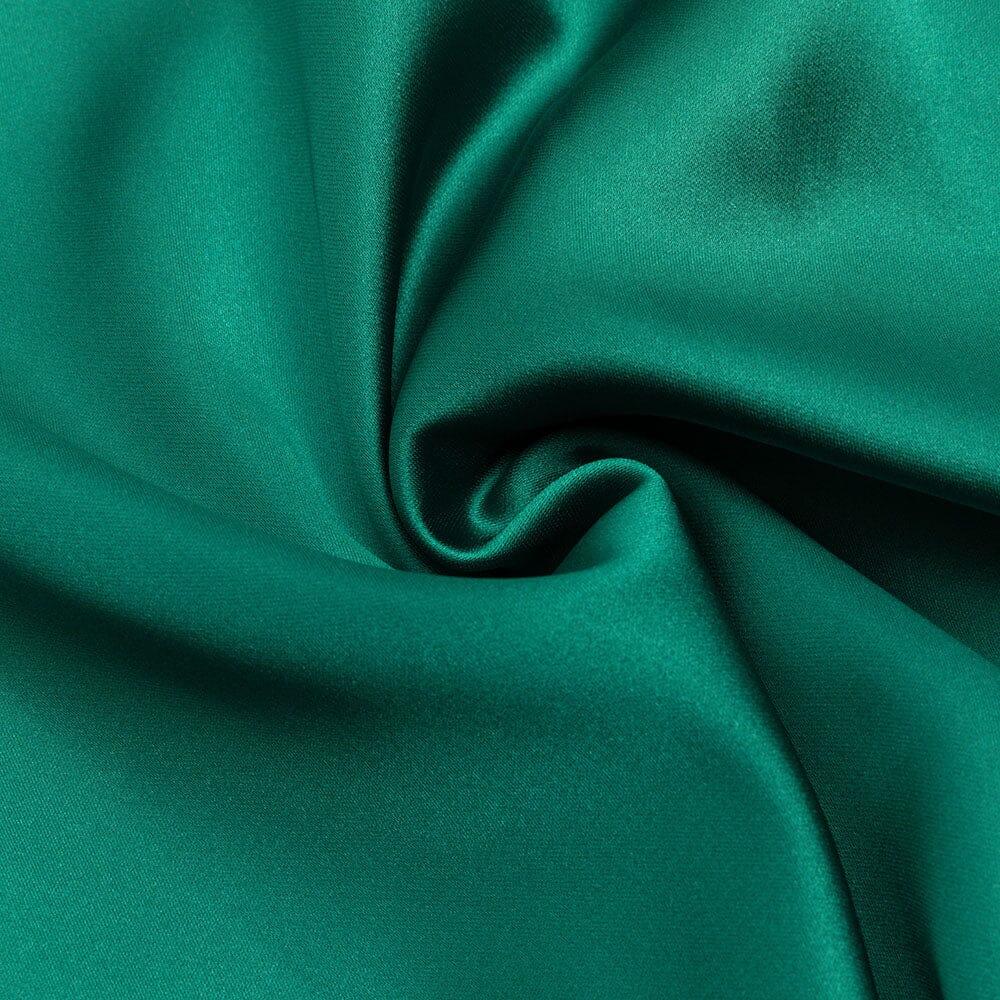 AIIZIE GREEN SATIN MAXI DRESS - product image