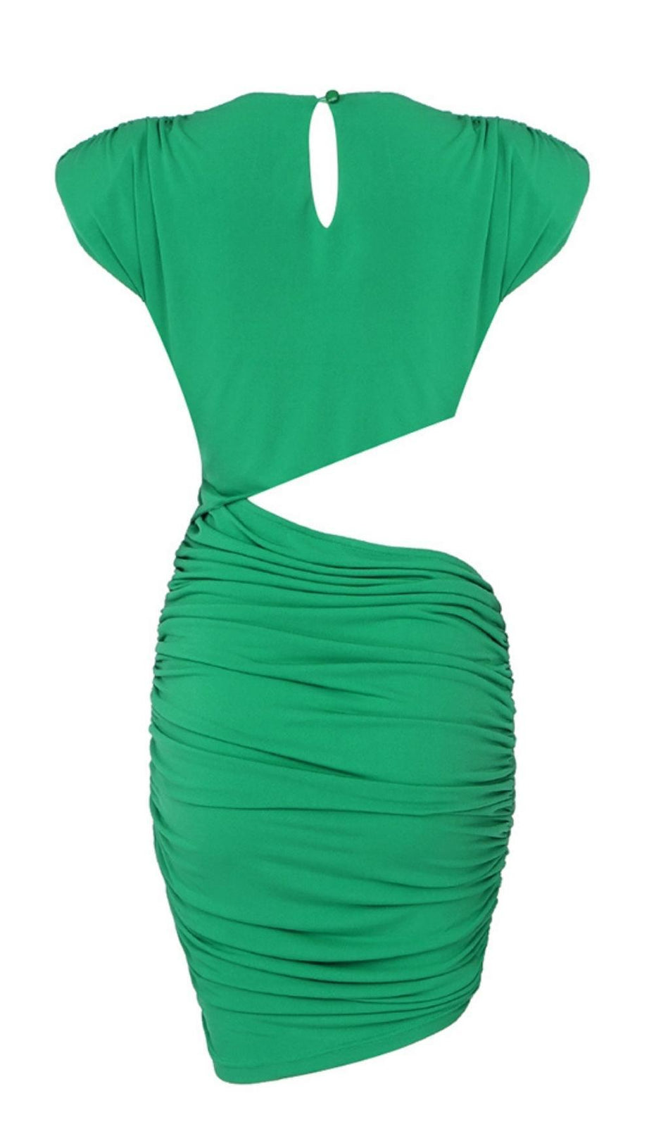 MINI ABITO CON RUCHES E TAGLI