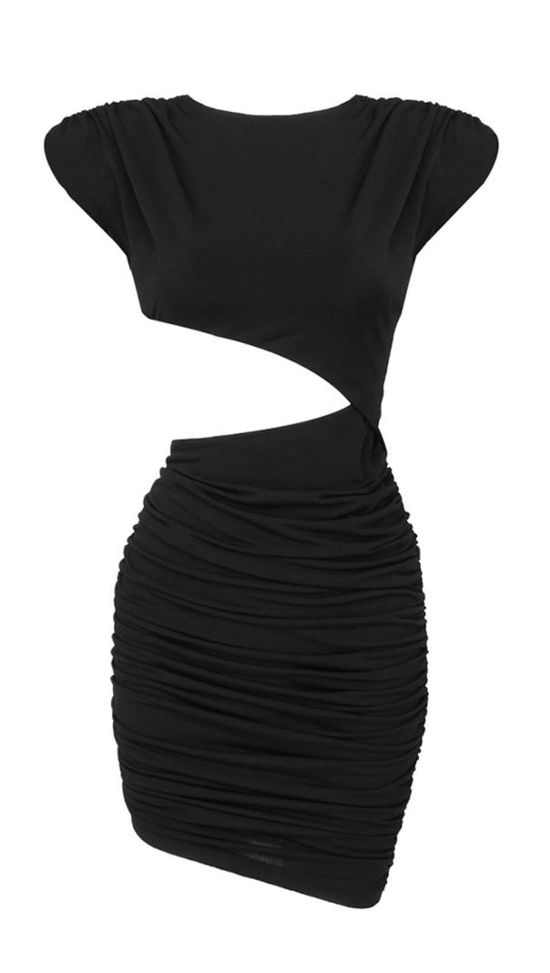 AIIZIE CUT OUT RUCHED MINI DRESS - product image
