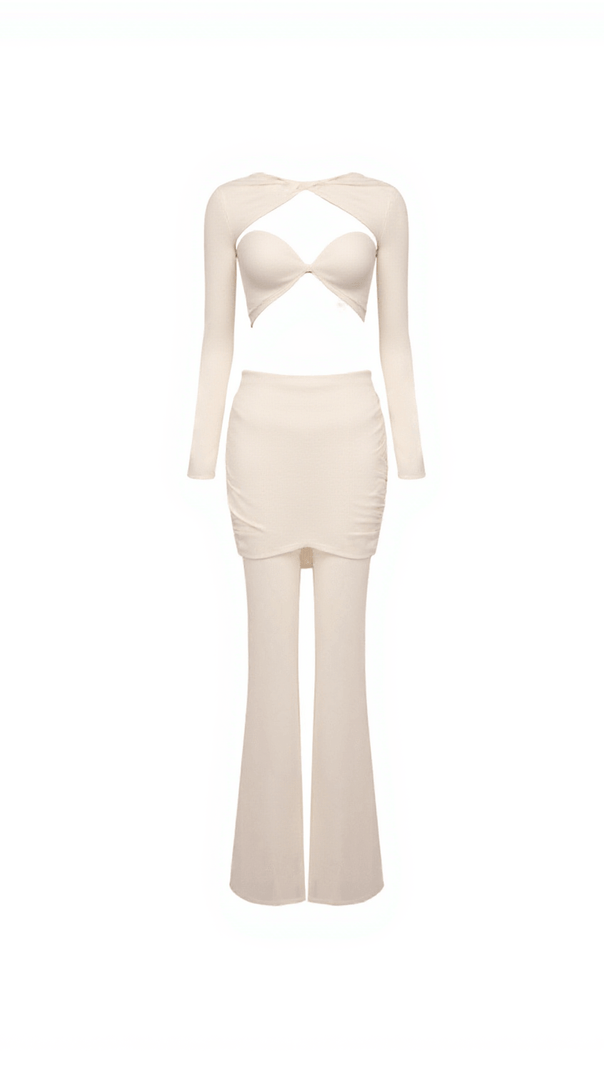 AIIZIE MAWAE TWISTED MESH PANTS SET - product image