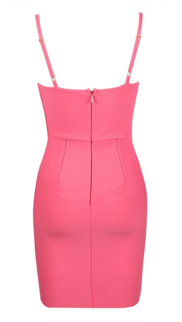 AIIZIE BANDAGE FISHBONE MINI DRESS - product image