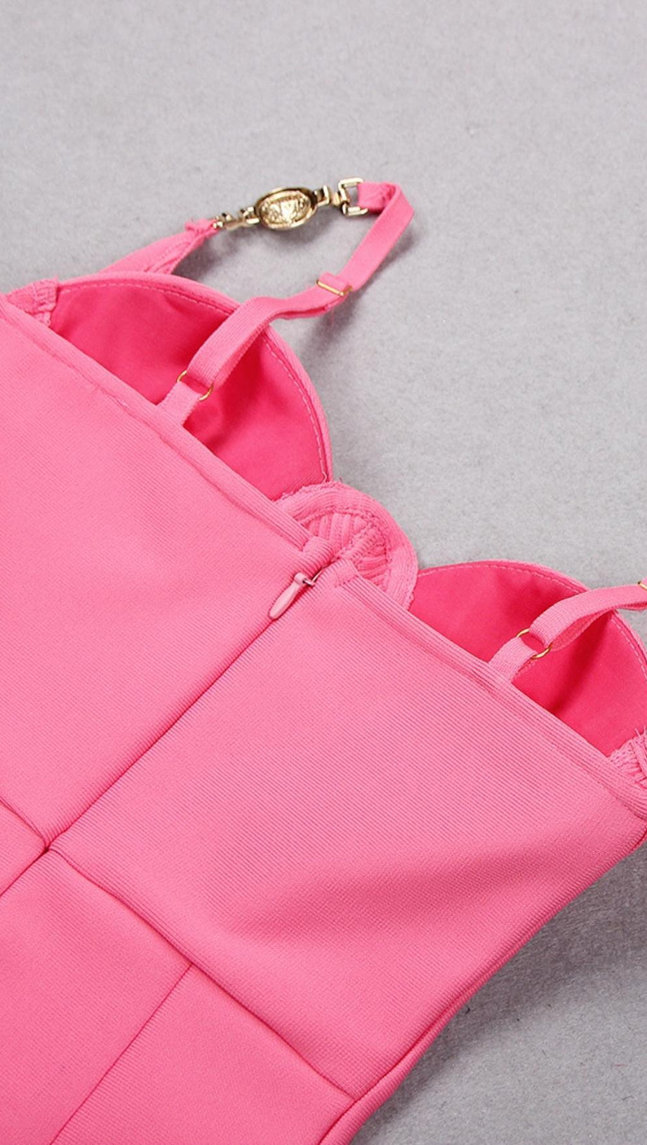 BANDAGE FISHBONE MINI DRESS