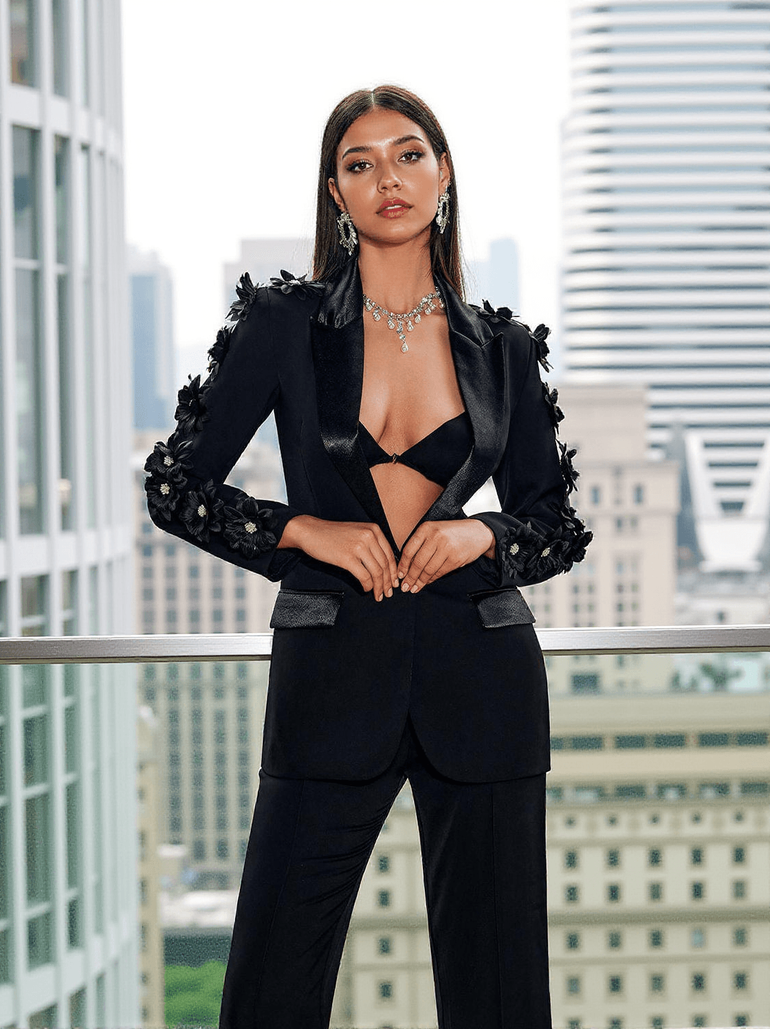 ZENNOR FLOWER BLAZER SET