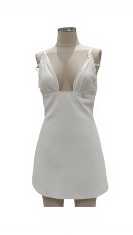 Marjani Spaghetti-Blumen-Minikleid