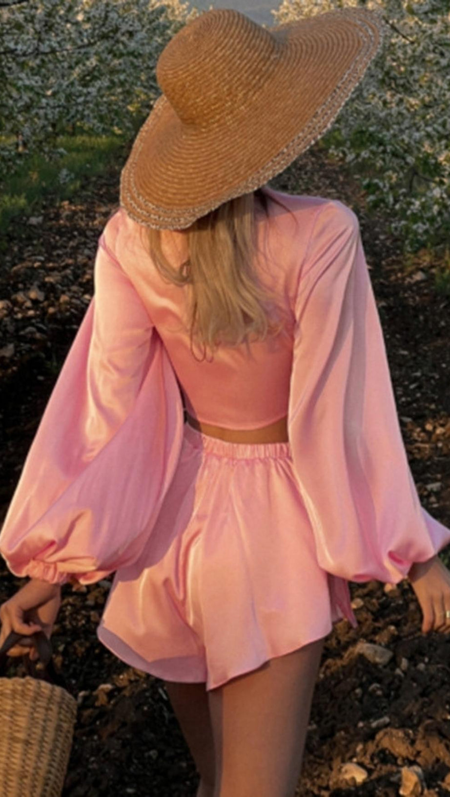 SET DUE PEZZI A MANICHE LUNGHE BANDAGE