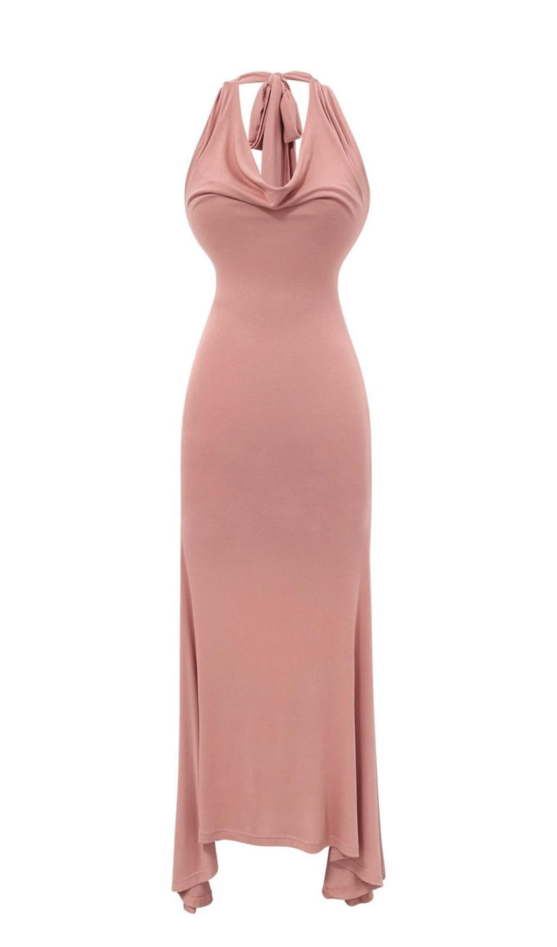 STRAPLESS BODYCON MIDI DRESS