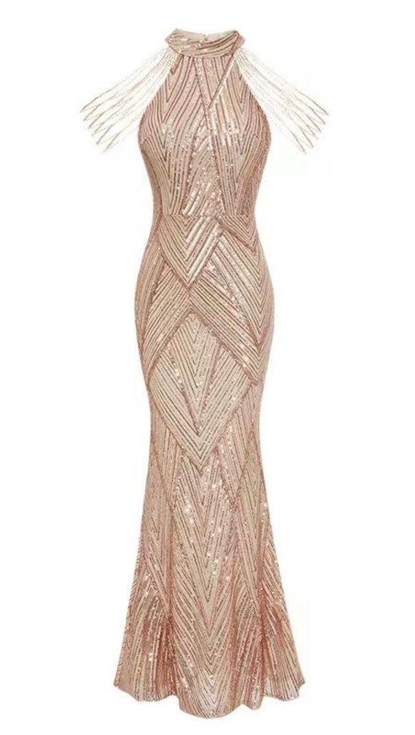 AIIZIE SEQUIN MAXI DRESS - product image