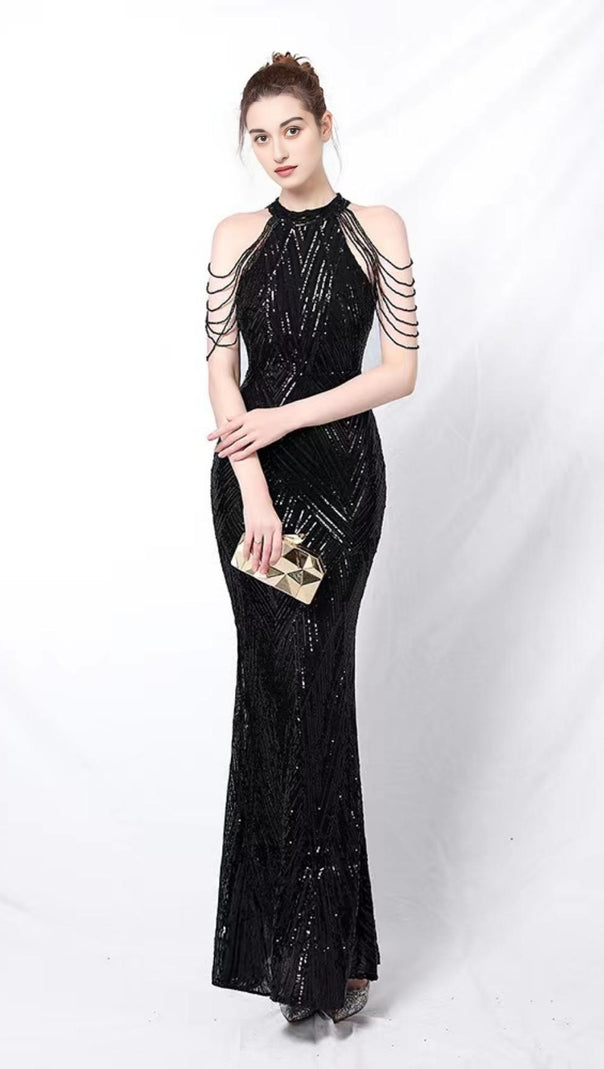 AIIZIE SEQUIN MAXI DRESS - product image