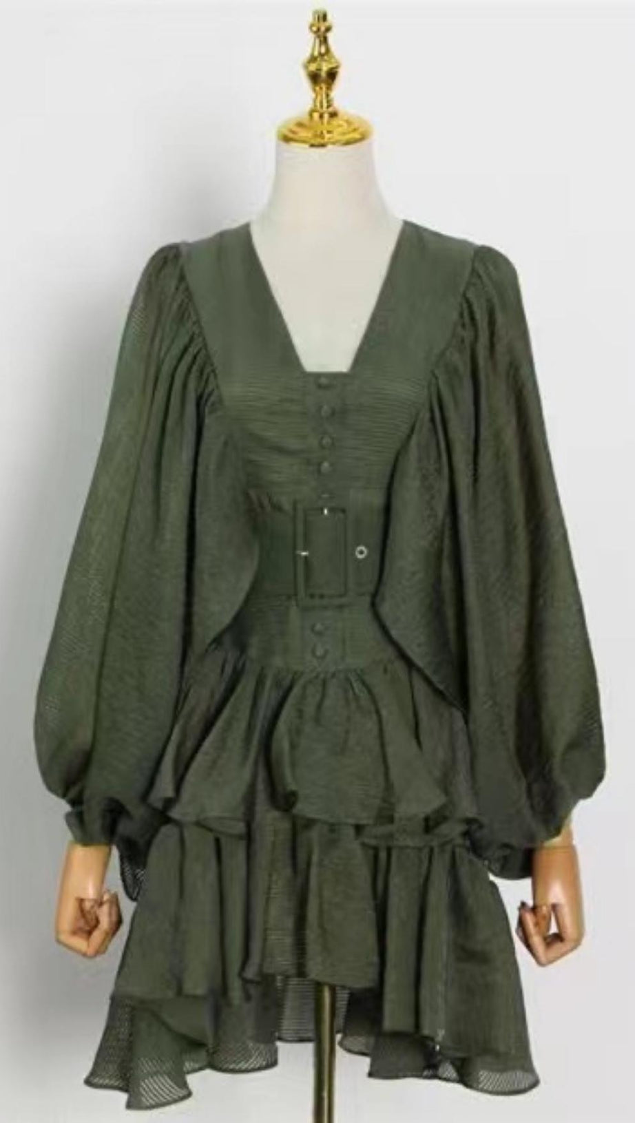 MINI ABITO DRAPPEGGIATO CON SCOLLO AVVOLTO