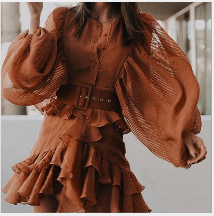 MINI ABITO DRAPPEGGIATO CON SCOLLO AVVOLTO