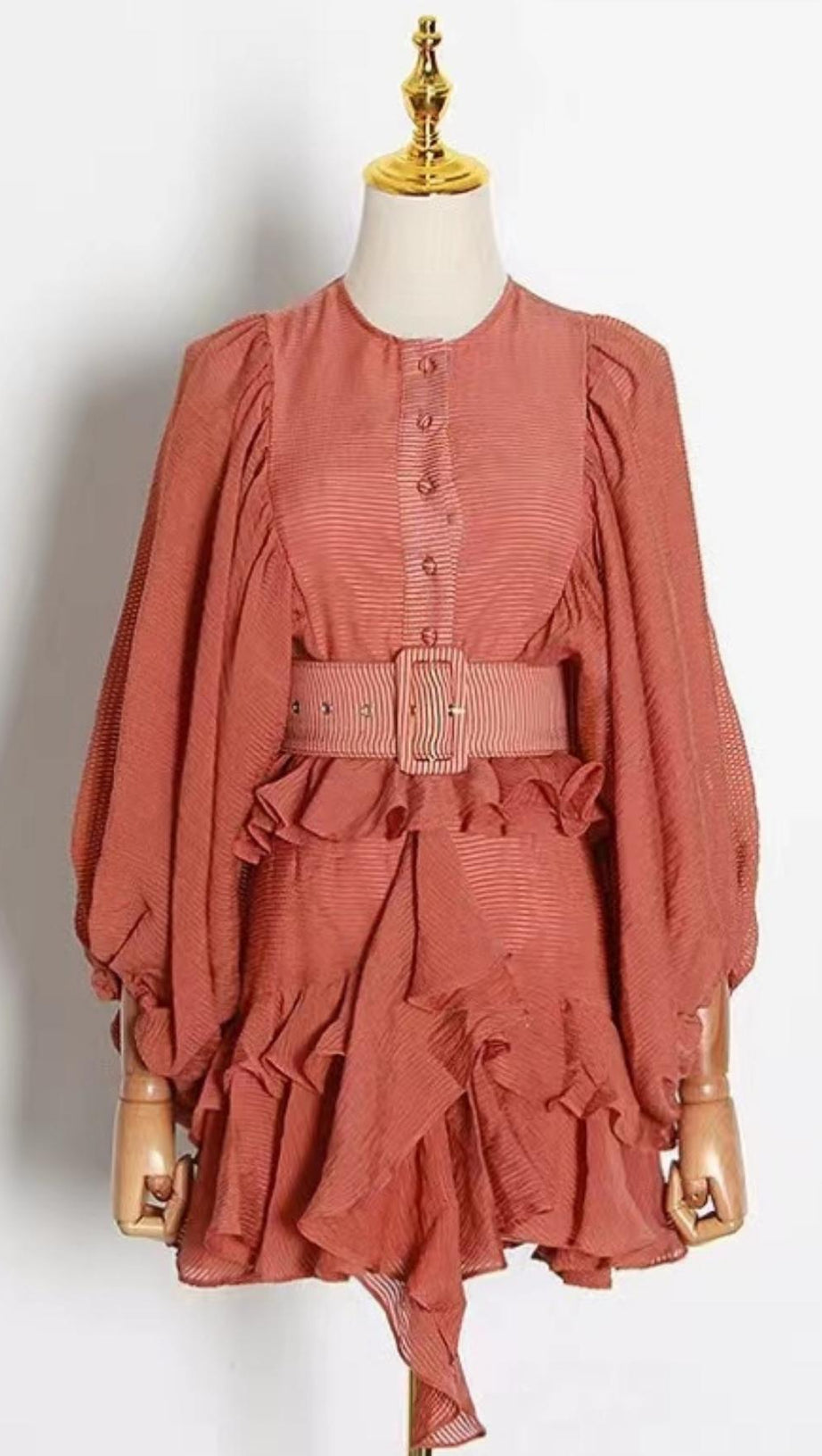 MINI ABITO DRAPPEGGIATO CON SCOLLO AVVOLTO