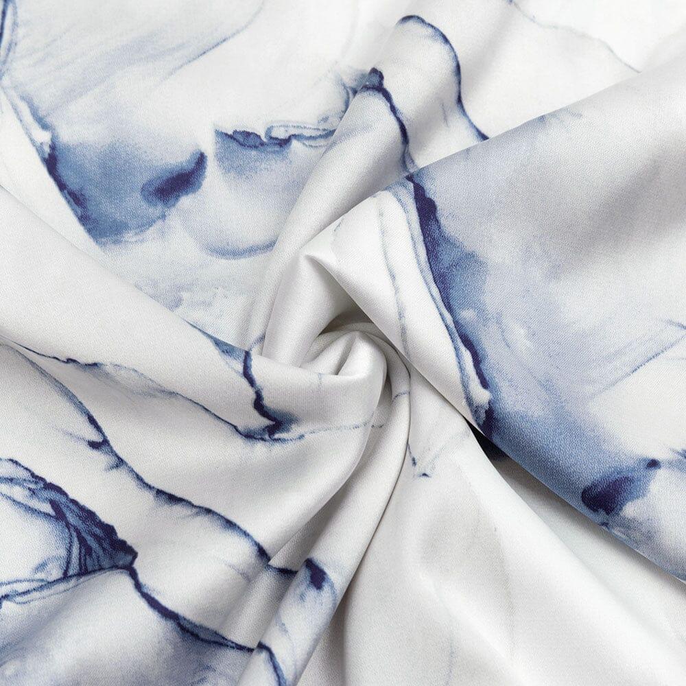 ABITO LUNGO CON CAMICIA E STAMPA GRAFICA