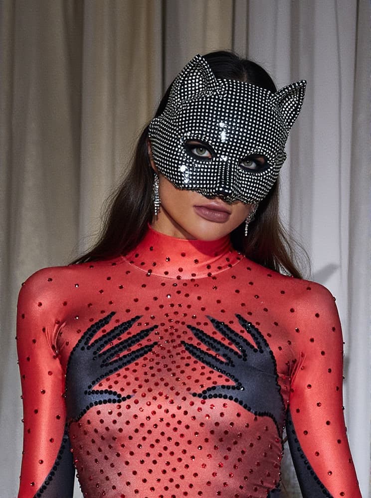 AIIZIE STYX CRYSTAL CAT MASK - product image
