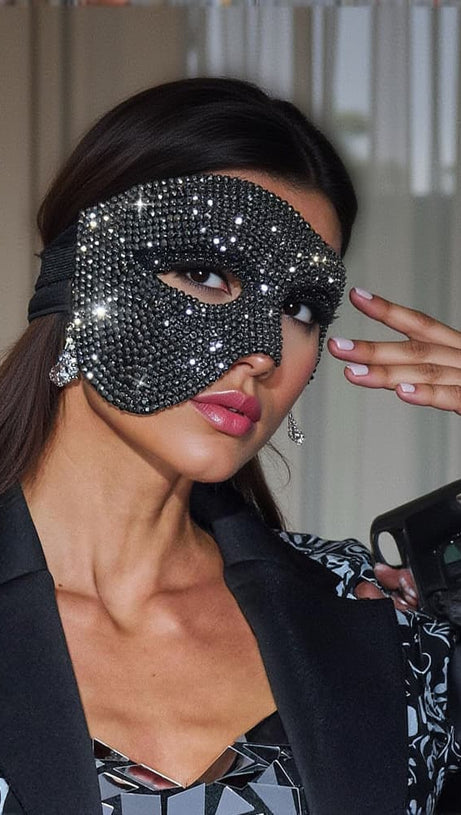 MASCHERA SIGRID CON STRASS