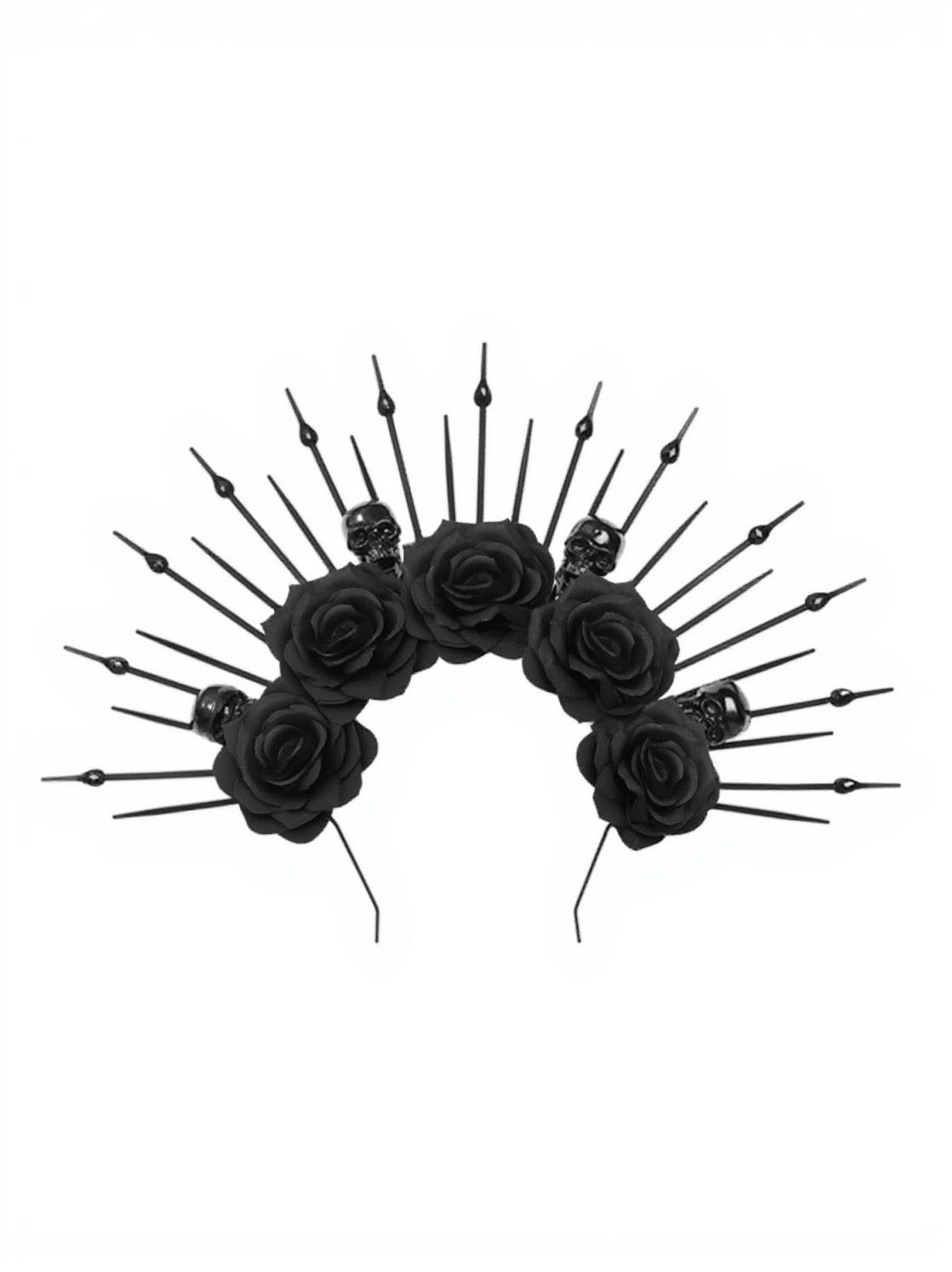 ISANDRO FLOWER SKULL CROWN