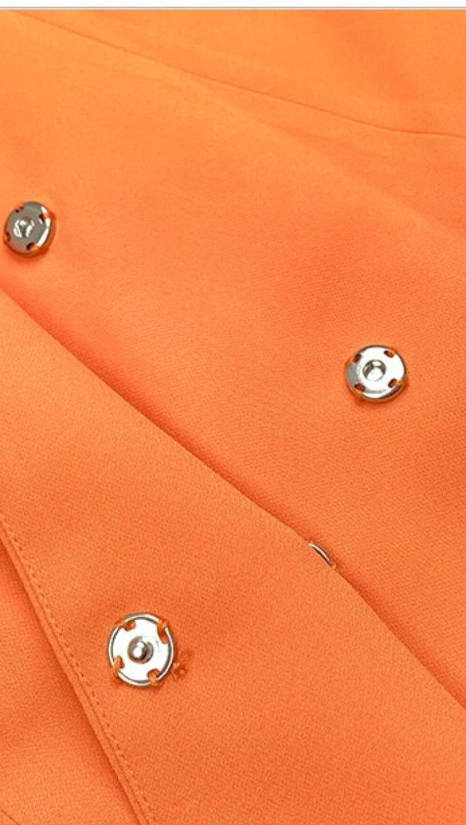 ABITO BLAZER CON FRANGE DI CRISTALLI ARANCIONE FREYA