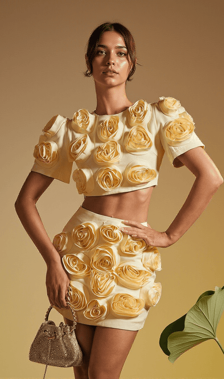 Completo gonna a fiori Santana