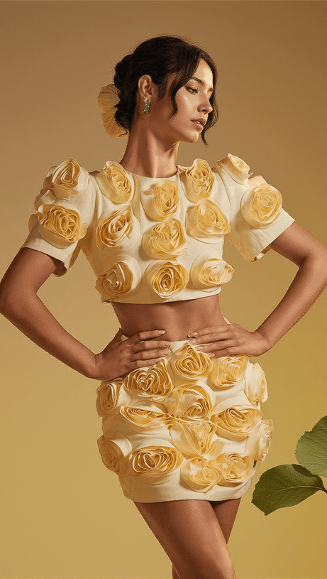 SANTANA FLOWER SKIRT SET