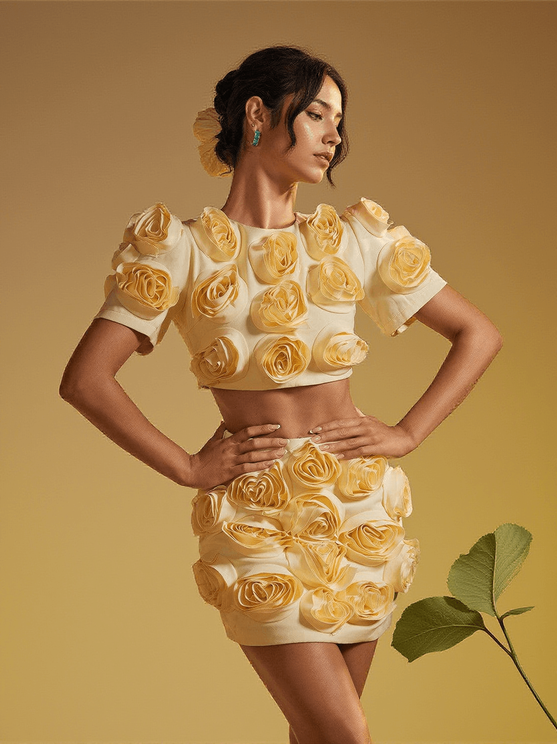 SANTANA FLOWER SKIRT SET