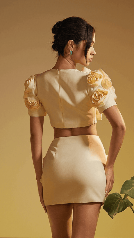 SANTANA FLOWER SKIRT SET