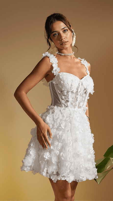 ABITO MINI PATCHWORK A FIORI DI SPAGHETTI MAGNI