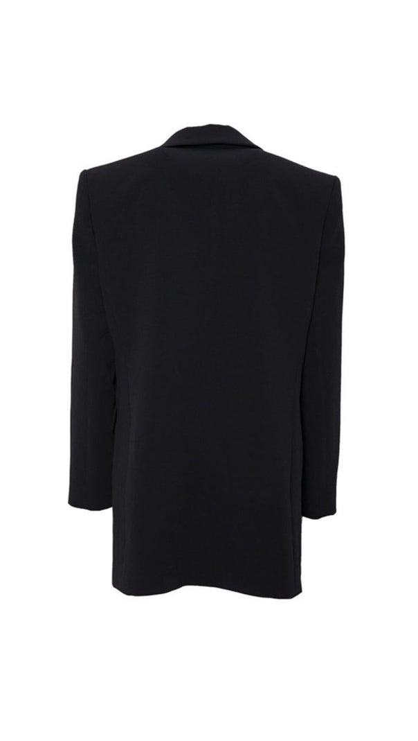 AIIZIE FLOWERS CHAIN BLACK BLAZER - product image