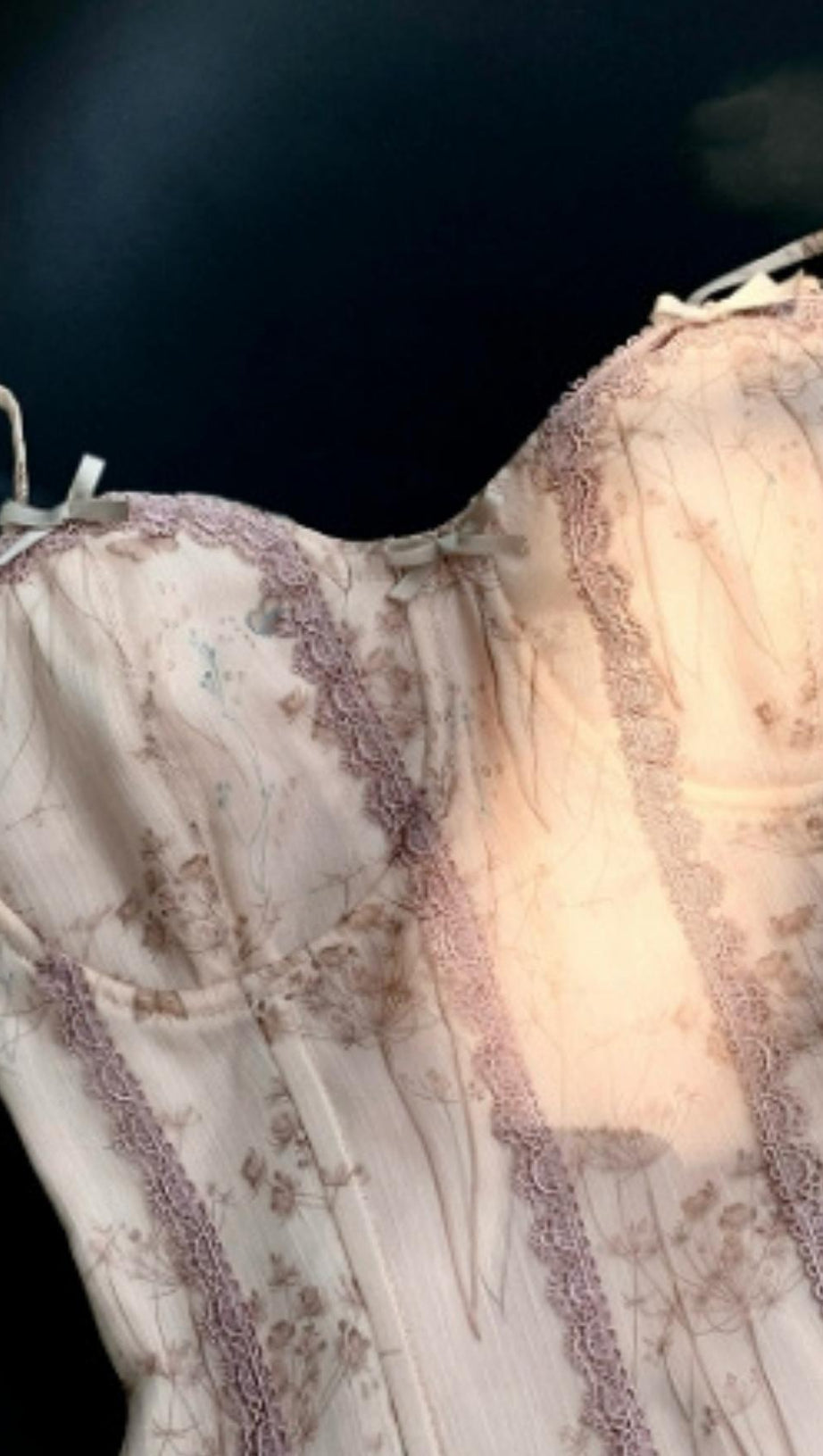 BANDAGE SATIN LACE MIDI DRESS IN PINK