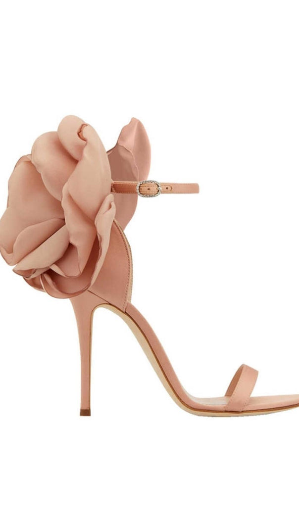AIIZIE SEXY BIG FLOWER STILETTO HIGH HEELS - product image