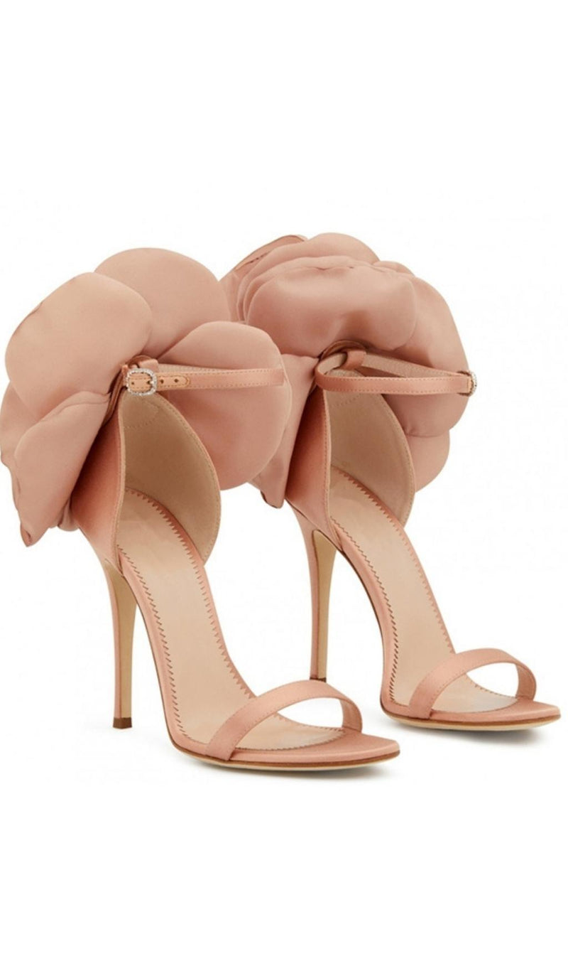 SEXY BIG FLOWER STILETTO HIGH HEELS