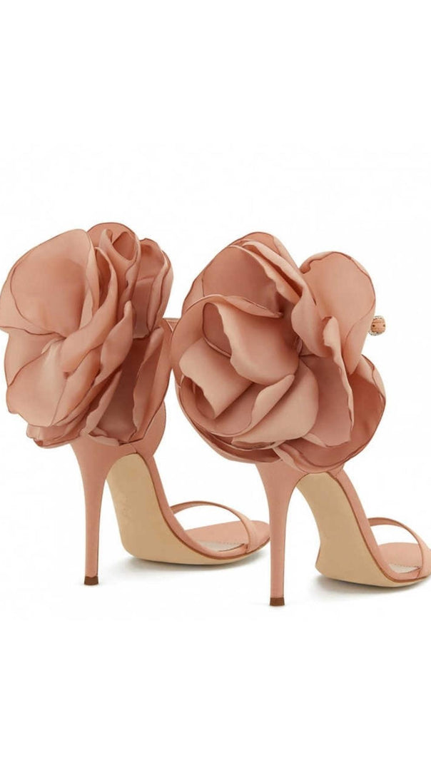 AIIZIE SEXY BIG FLOWER STILETTO HIGH HEELS - product image