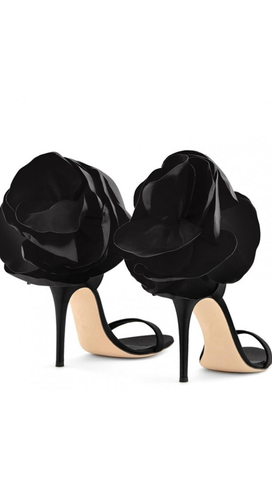 SEXY BIG FLOWER STILETTO HIGH HEELS