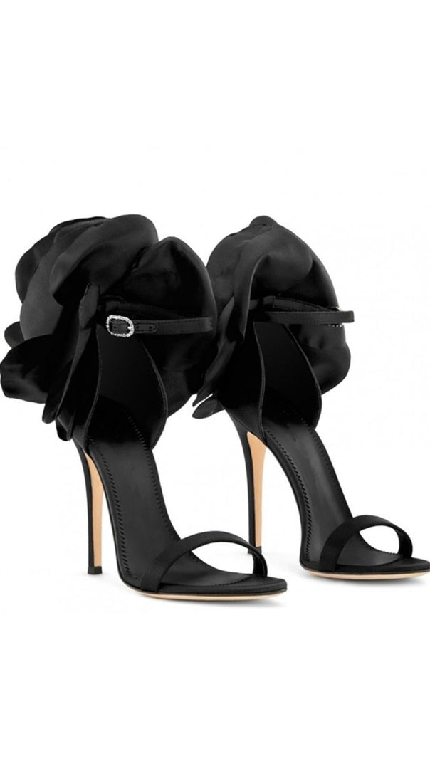 AIIZIE SEXY BIG FLOWER STILETTO HIGH HEELS - product image