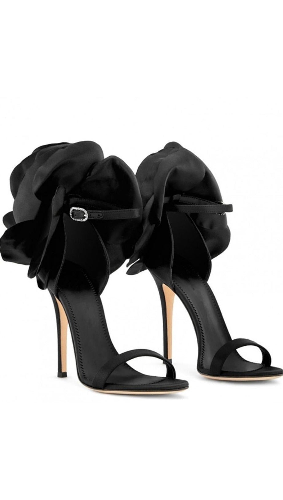 SEXY BIG FLOWER STILETTO HIGH HEELS
