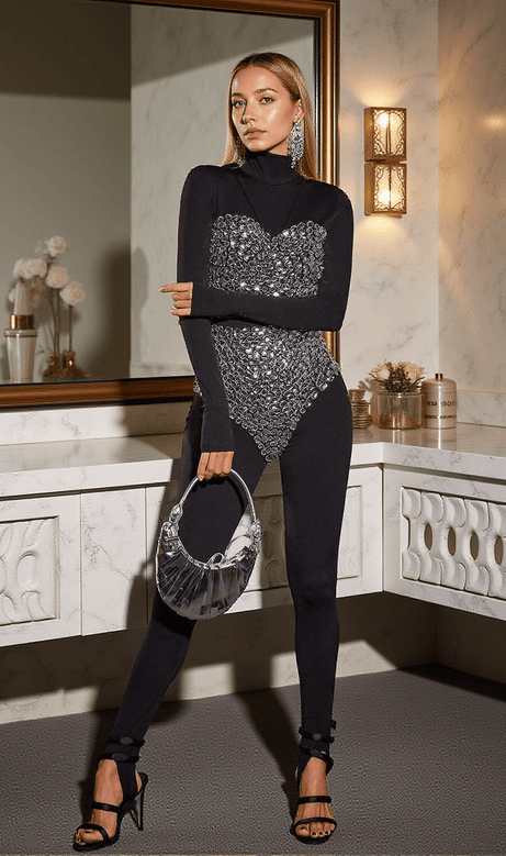 Conall Rhinestone Three Piece Set