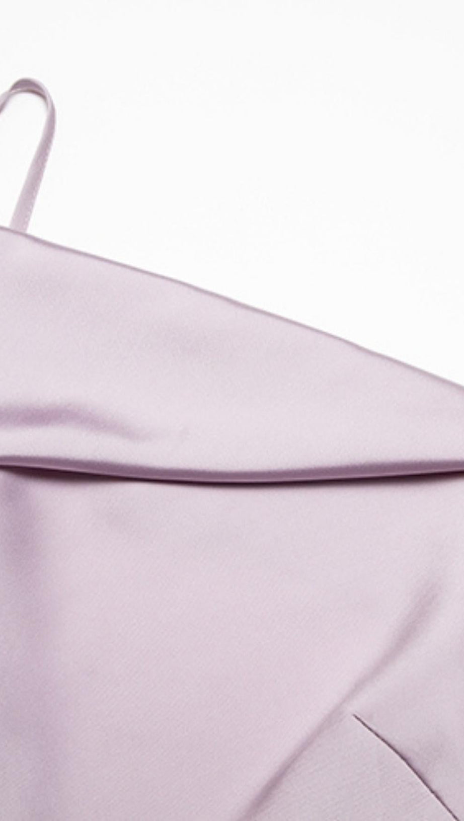 VIOLET SATIN STRAP MIDI DRESS